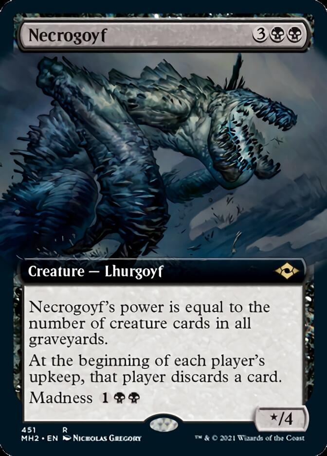 Necrogoyf (Extended Art) [Modern Horizons 2] | Mega City Incorporated