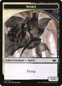 Spirit // Golem Double-Sided Token [Modern Horizons Tokens] | Mega City Incorporated