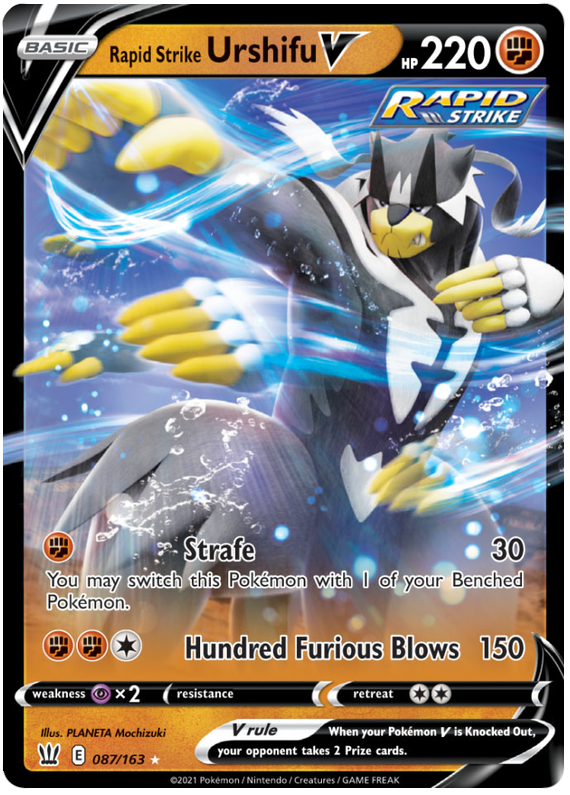 Rapid Strike Urshifu V (087/163) [Sword & Shield: Battle Styles] | Mega City Incorporated