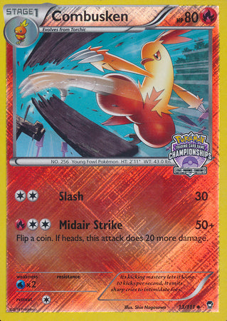 Combusken (13/111) (Championship Promo) [XY: Furious Fists] | Mega City Incorporated