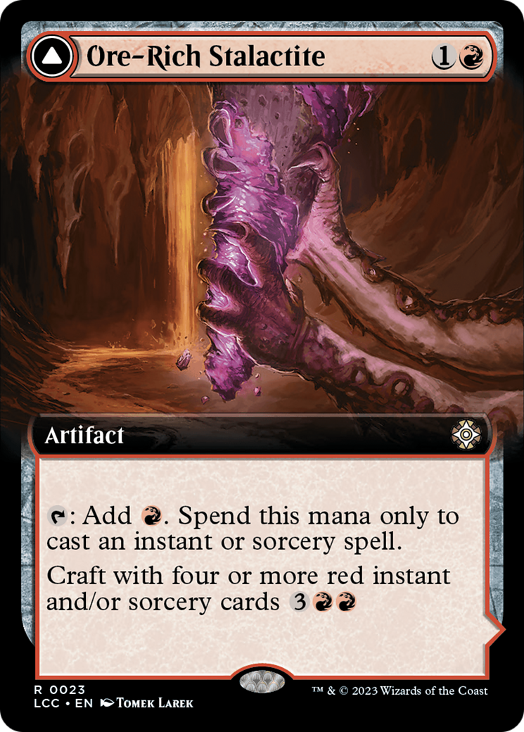 Ore-Rich Stalactite (Extended Art) [The Lost Caverns of Ixalan Commander] | Mega City Incorporated