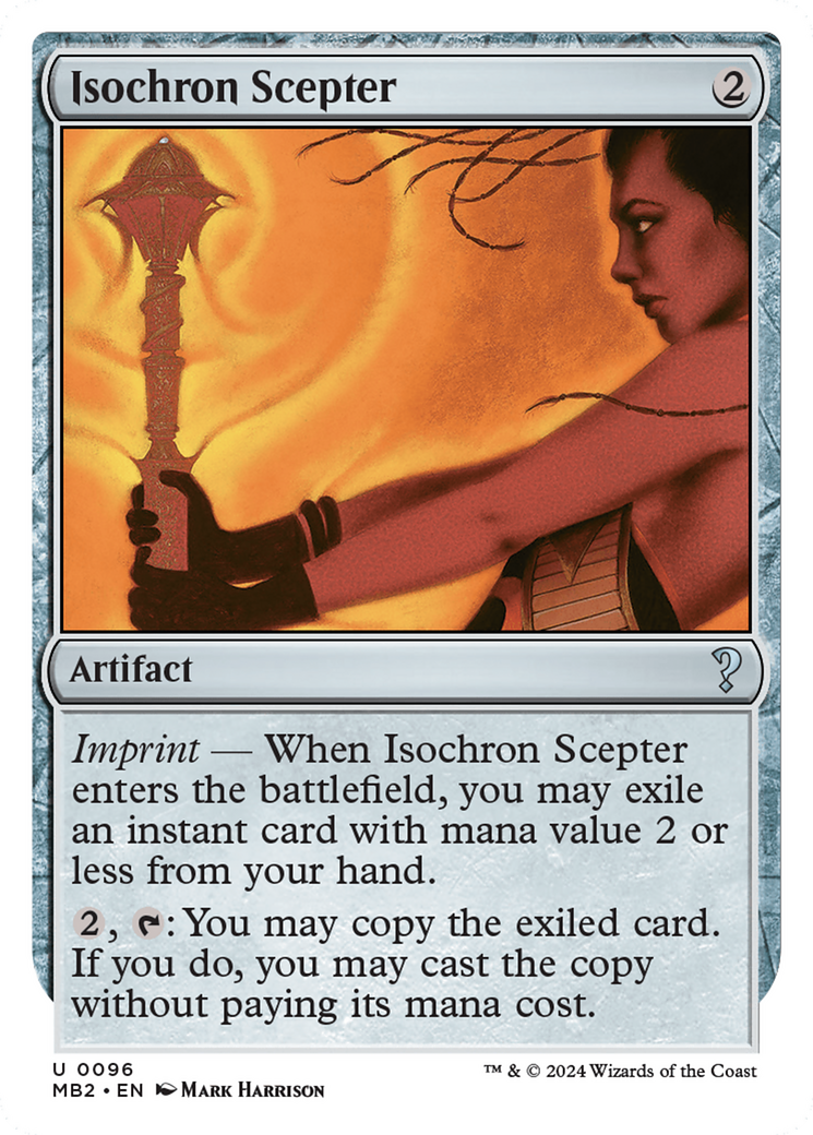 Isochron Scepter (White Border) [Mystery Booster 2] | Mega City Incorporated