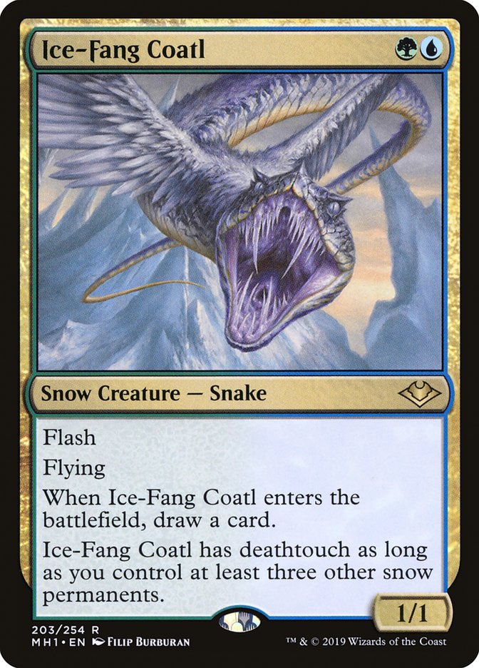 Ice-Fang Coatl [Modern Horizons] | Mega City Incorporated