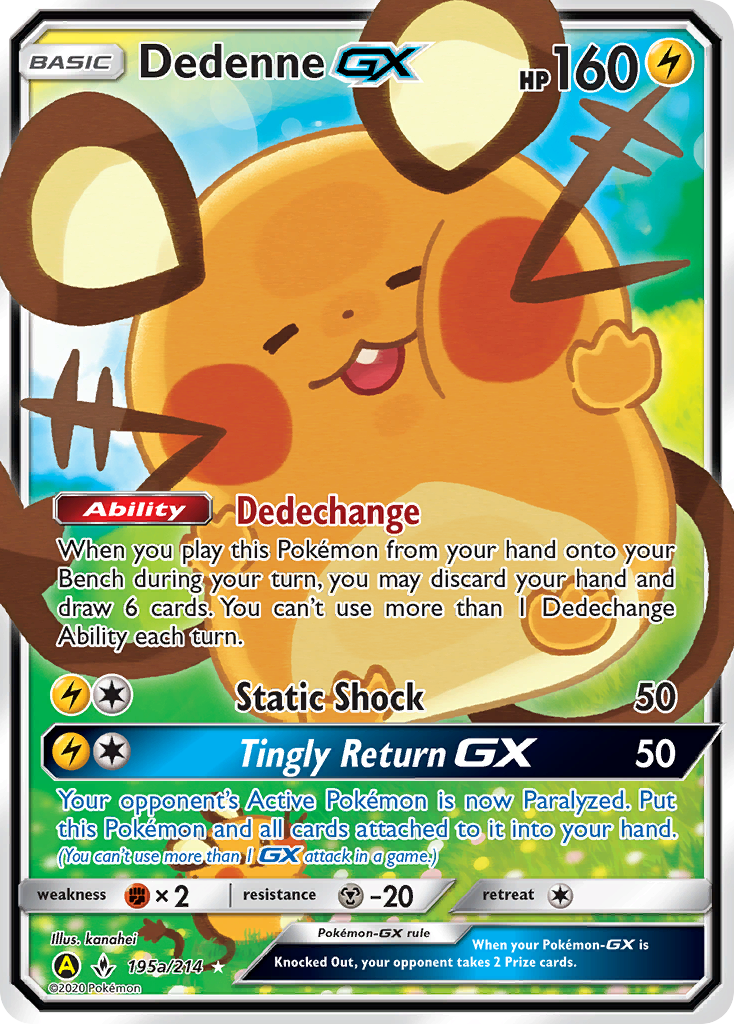 Dedenne GX (195a/214) [Alternate Art Promos] | Mega City Incorporated