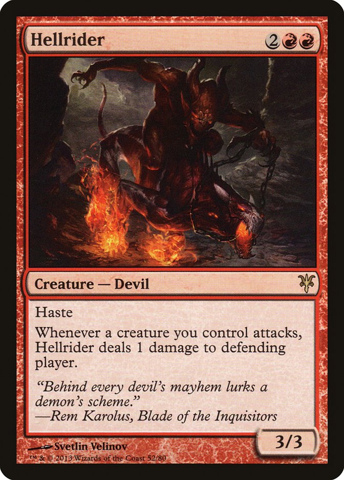 Hellrider [Duel Decks: Sorin vs. Tibalt] | Mega City Incorporated