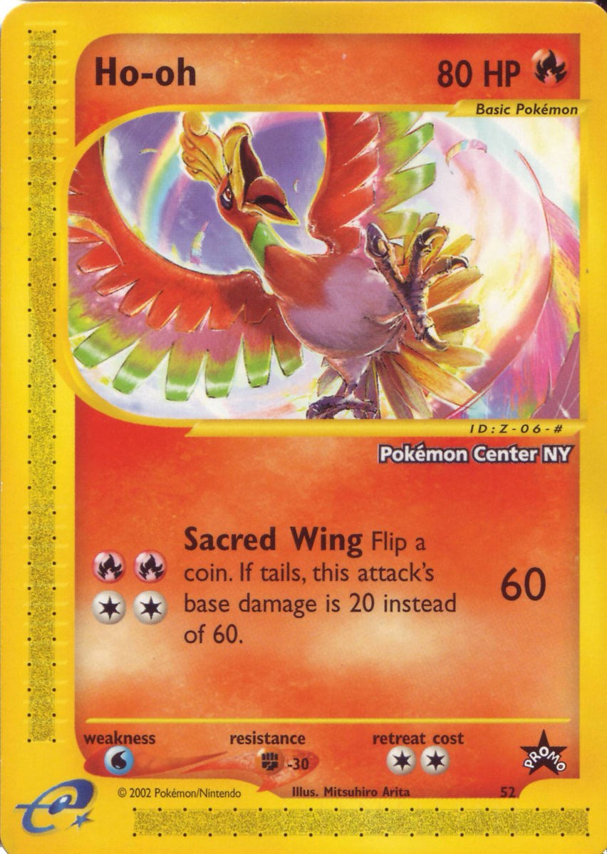 Ho-oh (52) (Pokemon Center NY Promo) [Wizards of the Coast: Black Star Promos] | Mega City Incorporated