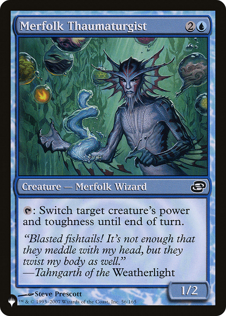 Merfolk Thaumaturgist [The List] | Mega City Incorporated