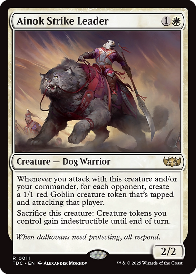 Ainok Strike Leader [Tarkir: Dragonstorm Commander] | Mega City Incorporated