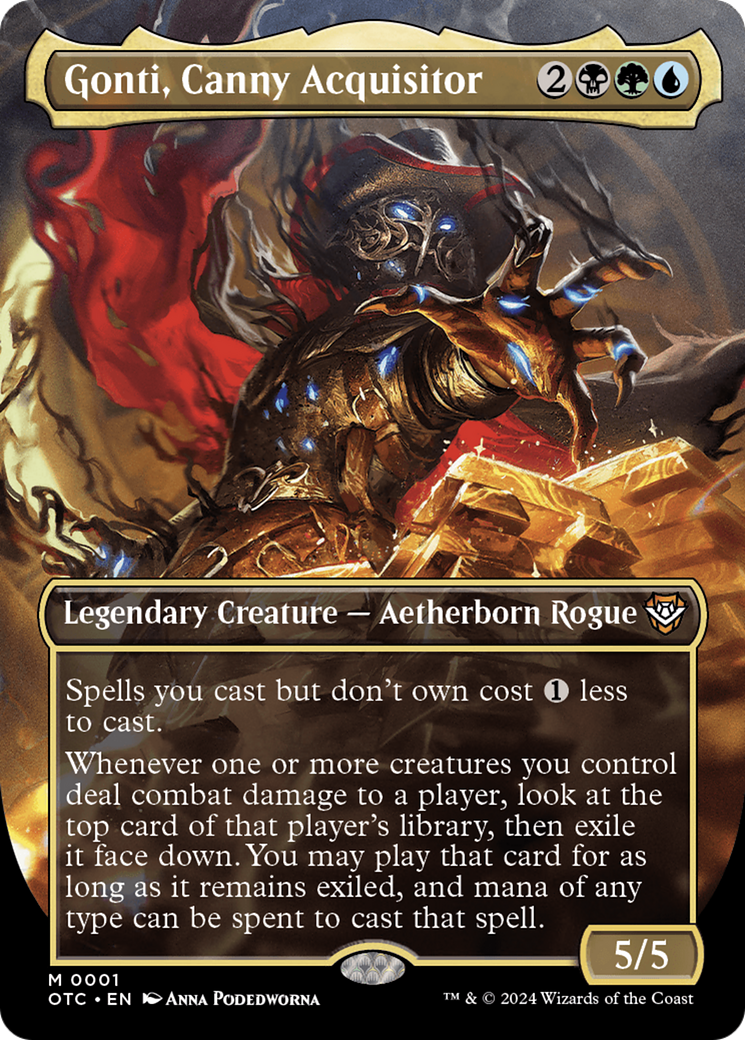 Gonti, Canny Acquisitor (Borderless) [Outlaws of Thunder Junction Commander] | Mega City Incorporated