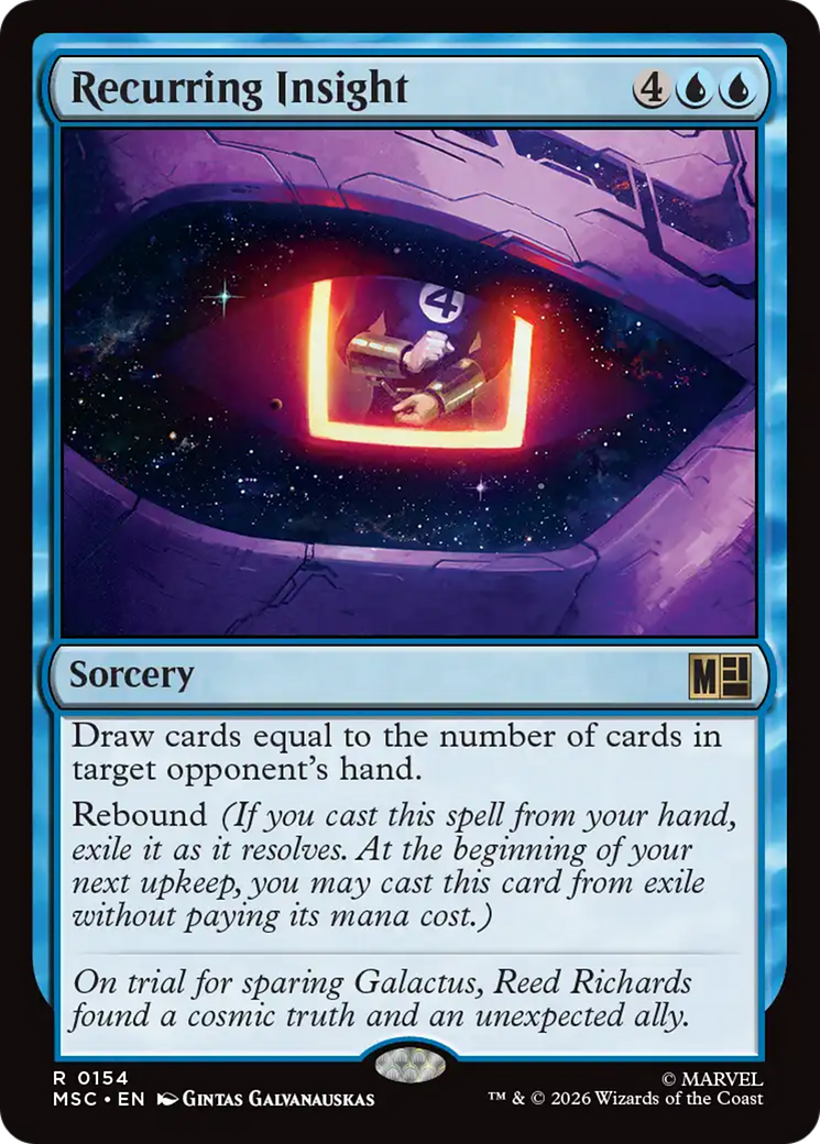 Recurring Insight (Surge Foil) [Marvel Super Heroes Commander] | Mega City Incorporated