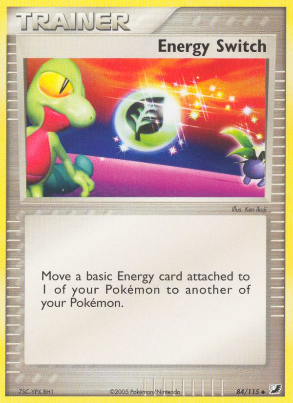 Energy Switch (84/115) [EX: Unseen Forces] | Mega City Incorporated