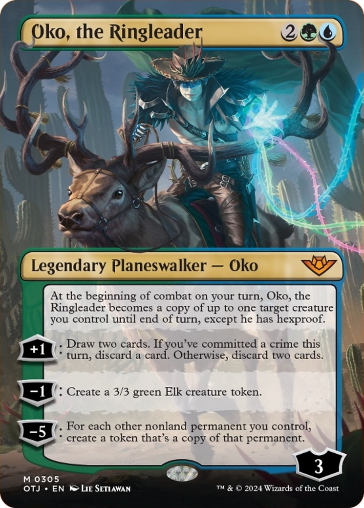 Oko, the Ringleader (Borderless) [Outlaws of Thunder Junction] | Mega City Incorporated