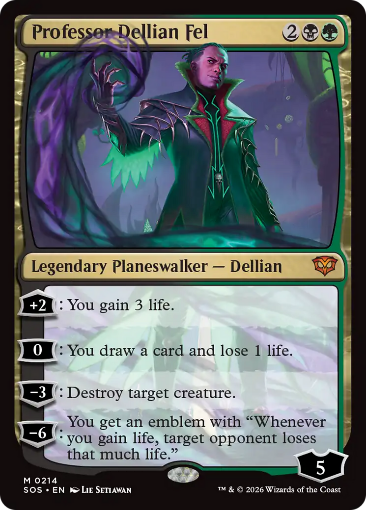 Professor Dellian Fel [Secrets of Strixhaven] | Mega City Incorporated