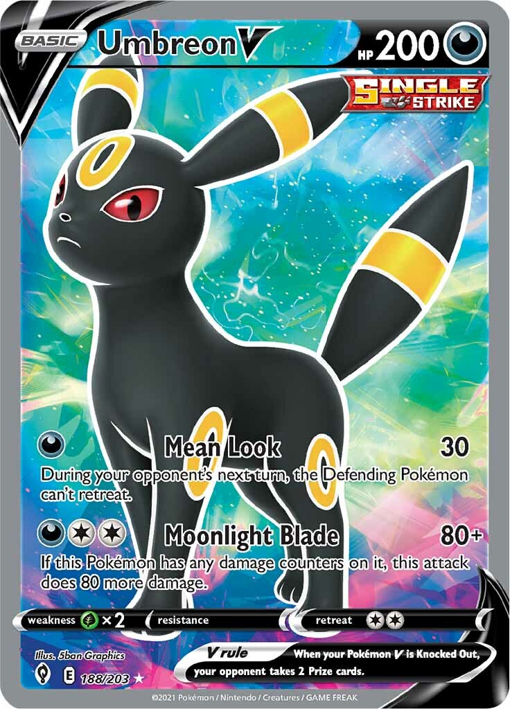 Umbreon V (188/203) [Sword & Shield: Evolving Skies] | Mega City Incorporated