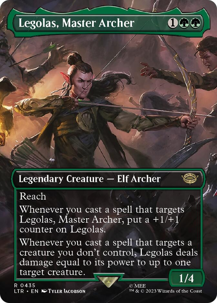 Legolas, Master Archer (Borderless Alternate Art) [The Lord of the Rings: Tales of Middle-Earth] | Mega City Incorporated