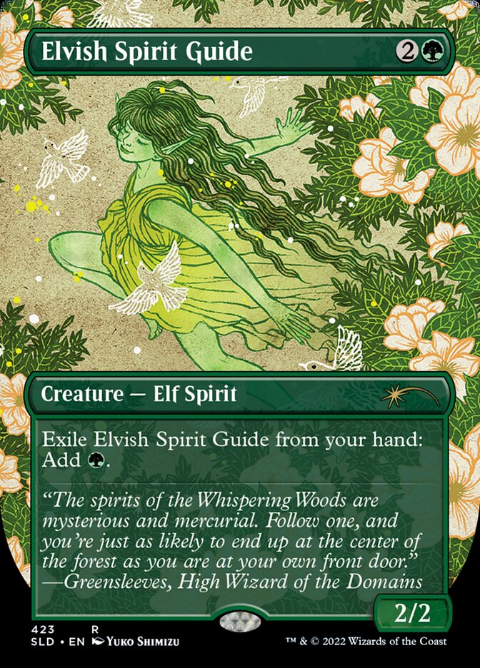 Elvish Spirit Guide (Borderless) [Secret Lair Drop Series] | Mega City Incorporated