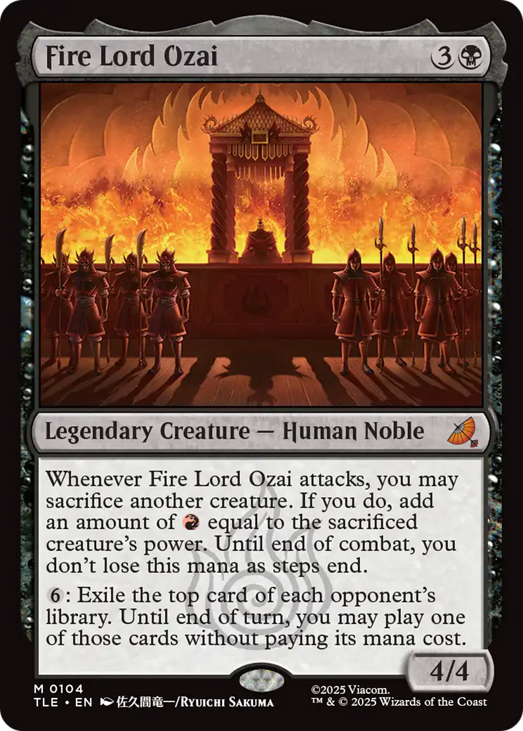Fire Lord Ozai [Avatar: The Last Airbender: Eternal-Legal] | Mega City Incorporated