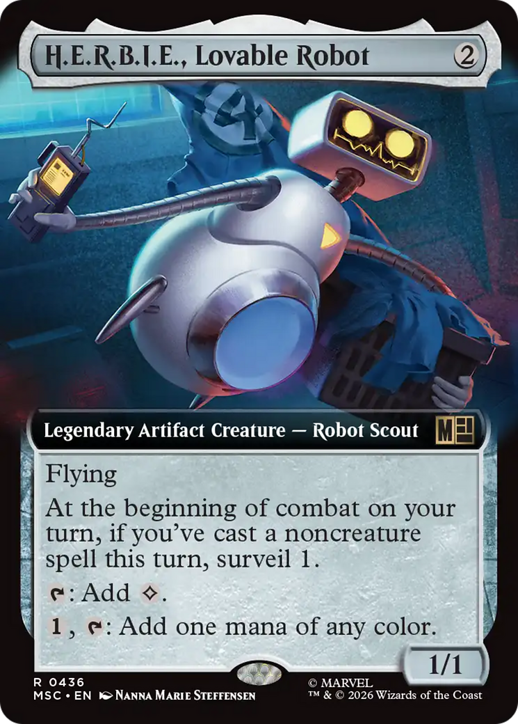 H.E.R.B.I.E., Lovable Robot (Extended Art) [Marvel Super Heroes Commander] | Mega City Incorporated