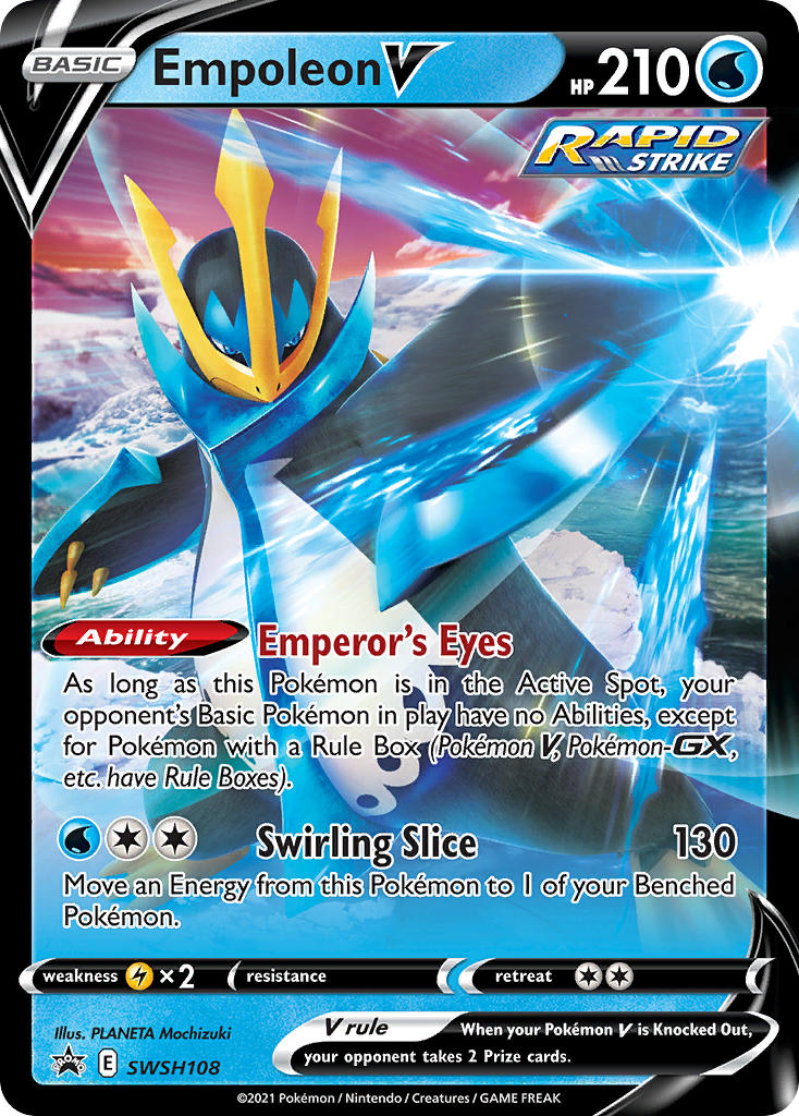 Empoleon V (SWSH108) [Sword & Shield: Black Star Promos] | Mega City Incorporated