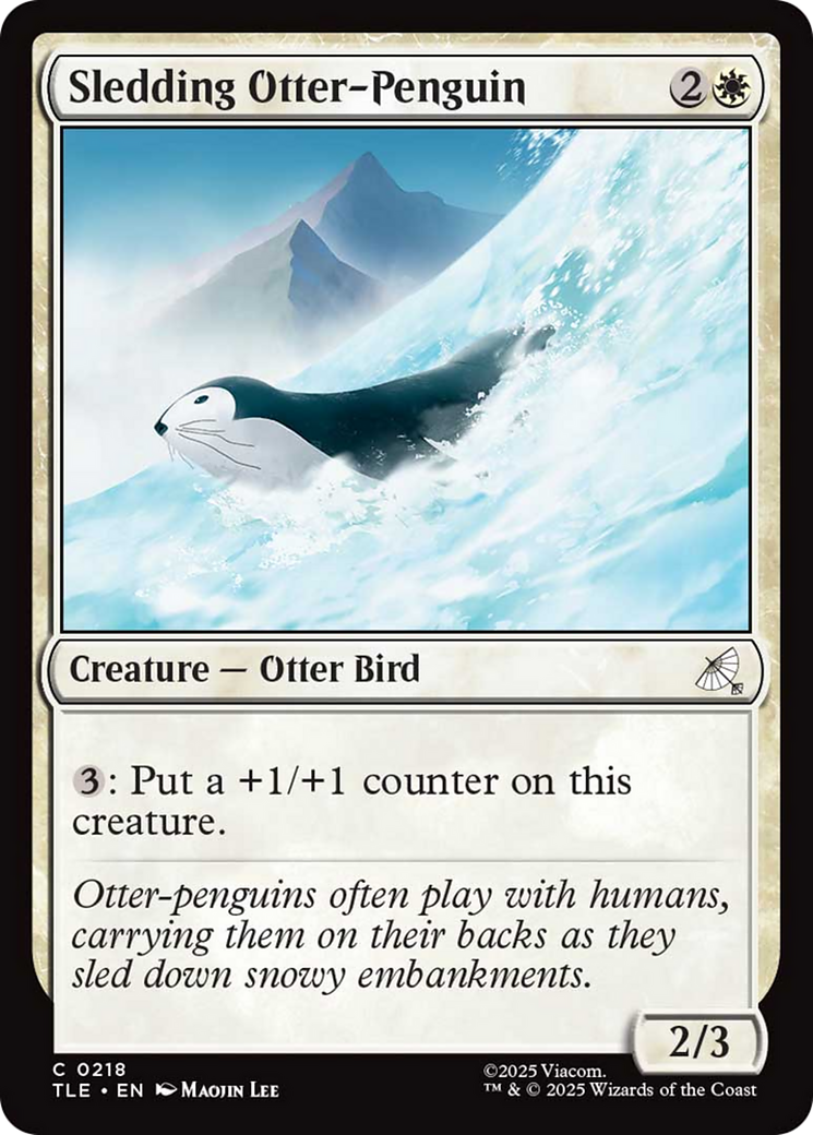 Sledding Otter-Penguin [Avatar: The Last Airbender: Eternal-Legal] | Mega City Incorporated