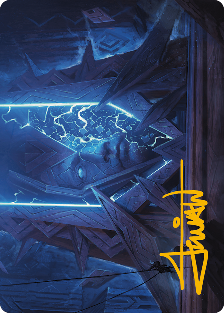 Stone Idol Generator Art Card (Gold-Stamped Signature) [Modern Horizons 3 Art Series] | Mega City Incorporated