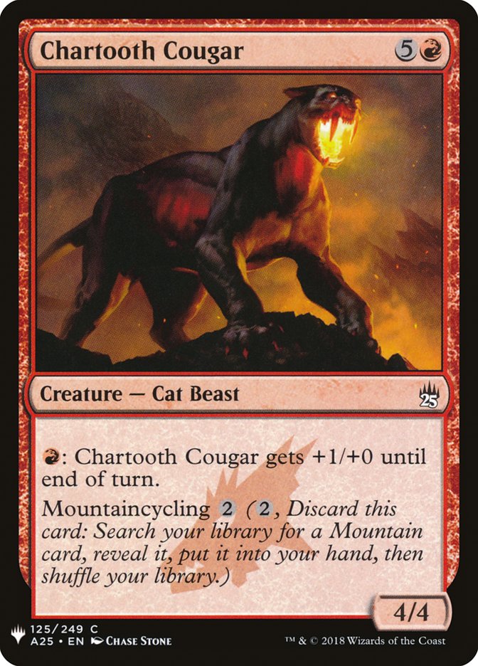 Chartooth Cougar [Mystery Booster] | Mega City Incorporated