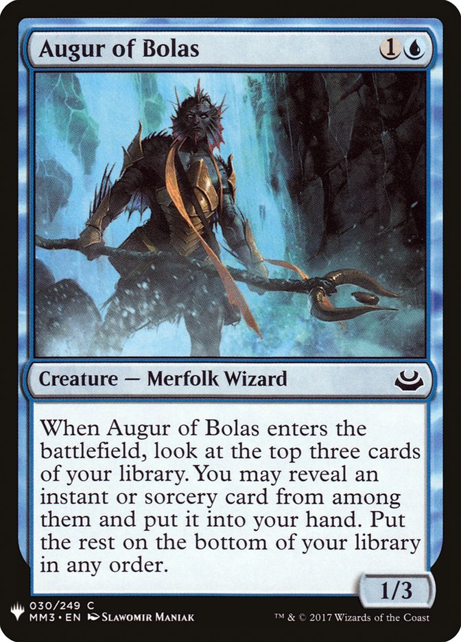 Augur of Bolas [Mystery Booster] | Mega City Incorporated