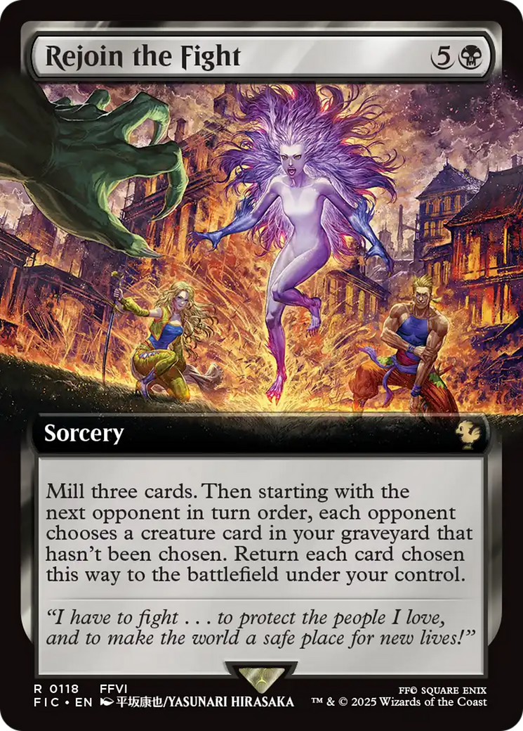 Rejoin the Fight (Extended Art) [FINAL FANTASY Commander] | Mega City Incorporated