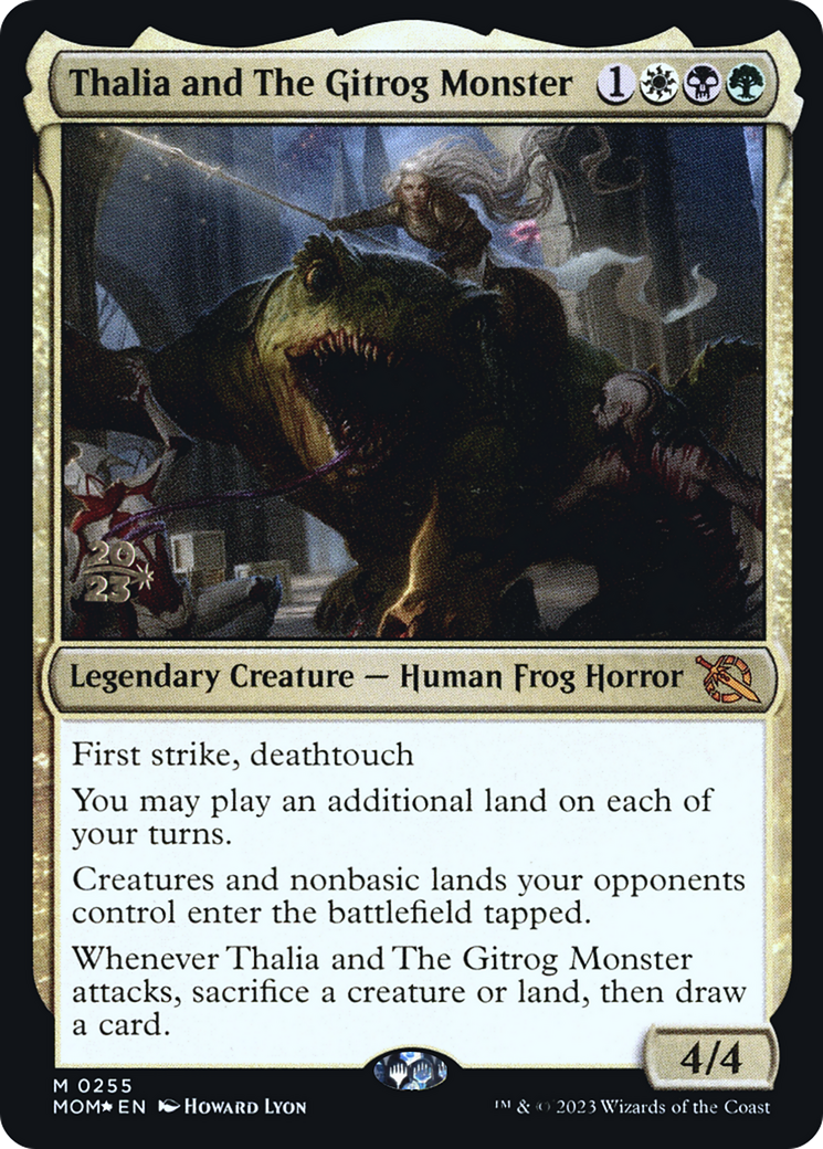 Thalia and The Gitrog Monster [March of the Machine Prerelease Promos] | Mega City Incorporated