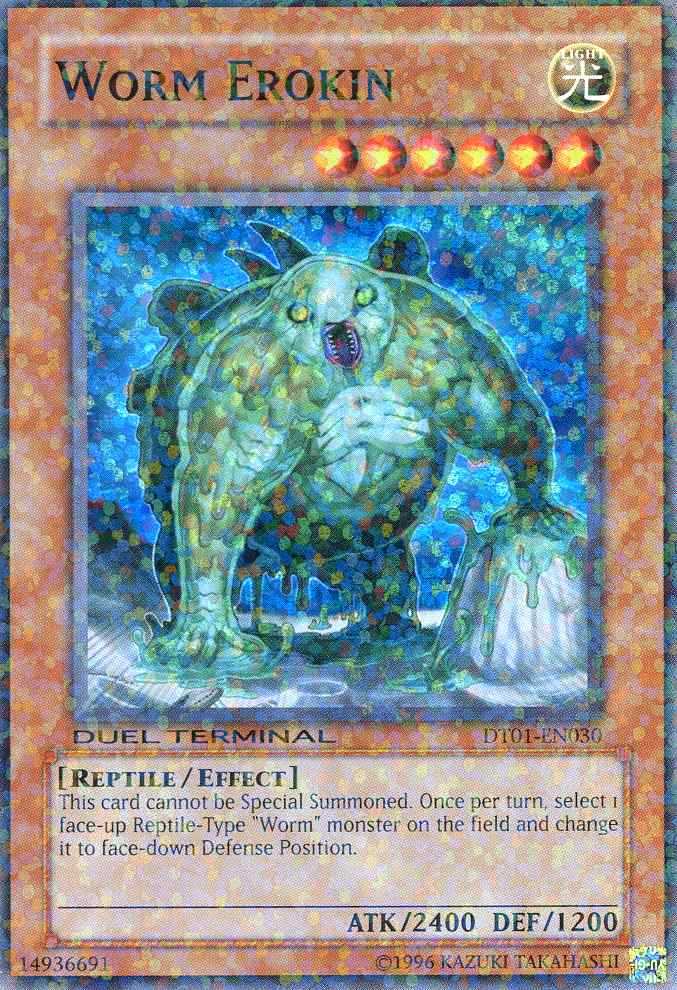 Worm Erokin [DT01-EN030] Super Rare | Mega City Incorporated