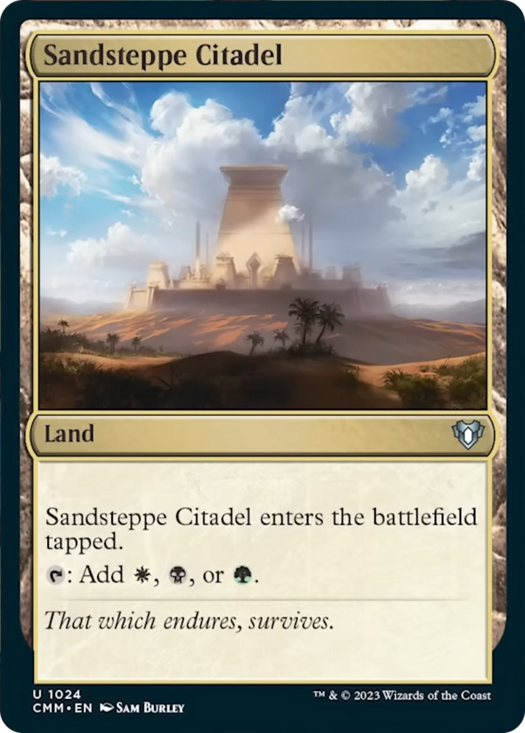 Sandsteppe Citadel [Commander Masters] | Mega City Incorporated