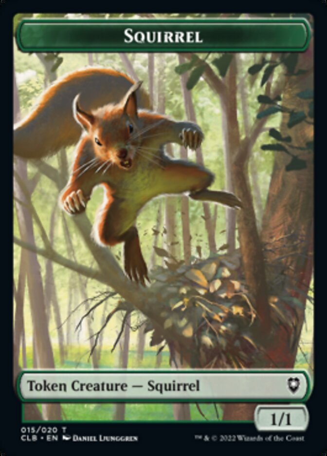 Squirrel Token [Commander Legends: Battle for Baldur's Gate Tokens] | Mega City Incorporated