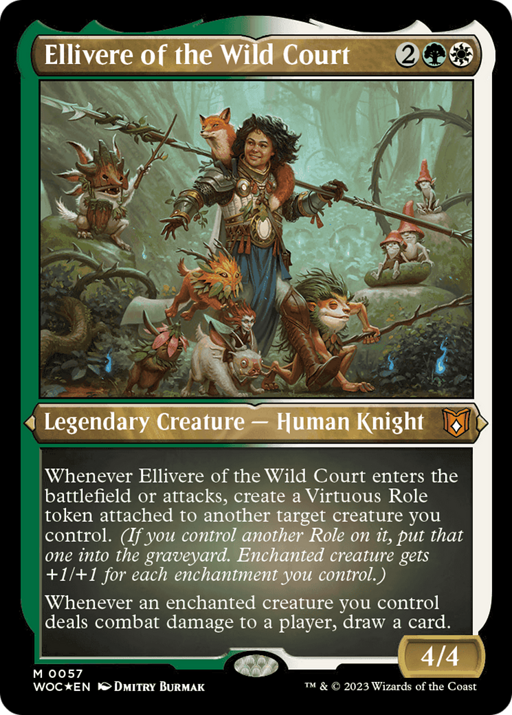 Ellivere of the Wild Court (Display Commander) [Wilds of Eldraine Commander] | Mega City Incorporated