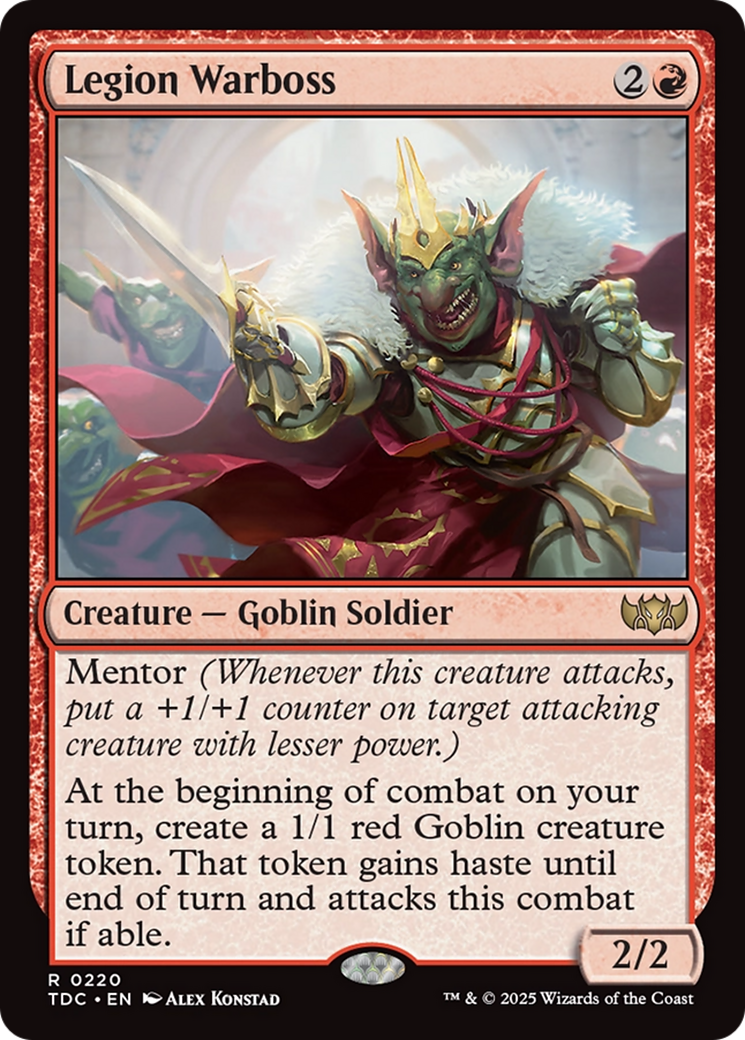 Legion Warboss [Tarkir: Dragonstorm Commander] | Mega City Incorporated