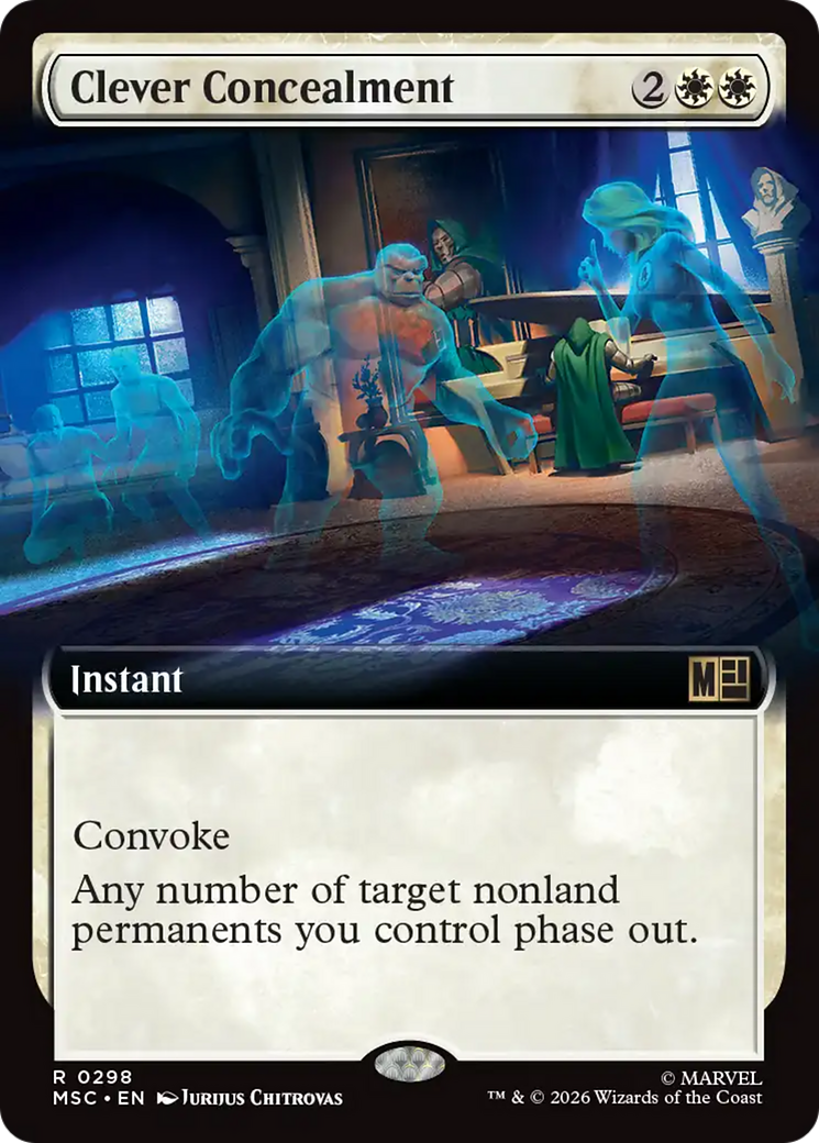 Clever Concealment (Extended Art) [Marvel Super Heroes Commander] | Mega City Incorporated