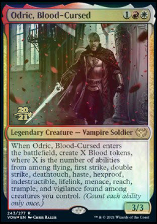 Odric, Blood-Cursed [Innistrad: Crimson Vow Prerelease Promos] | Mega City Incorporated