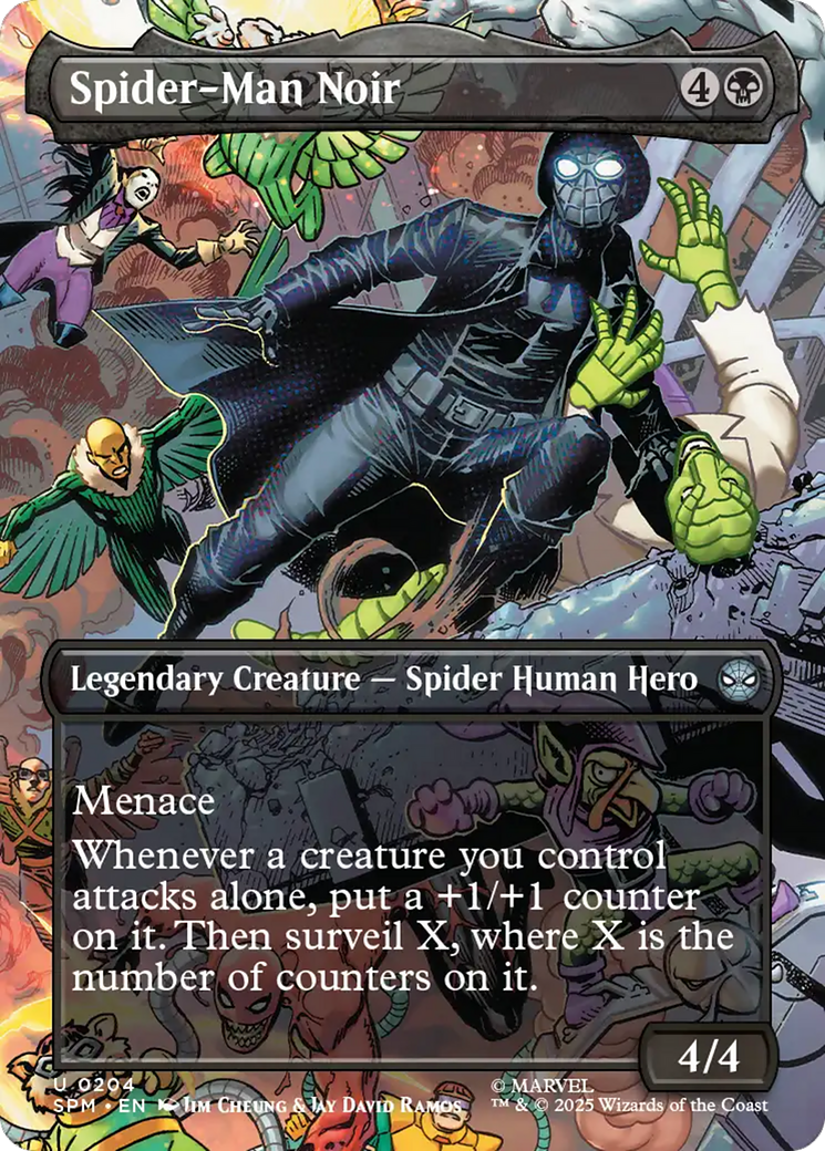 Spider-Man Noir (Borderless) [Marvel's Spider-Man] | Mega City Incorporated