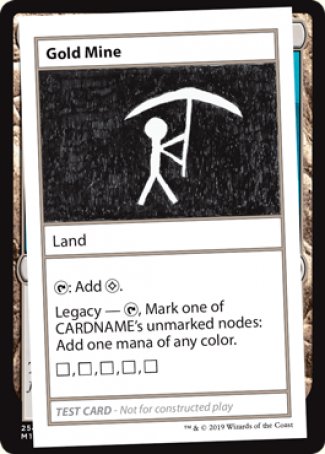 Gold Mine (2021 Edition) [Mystery Booster Playtest Cards] | Mega City Incorporated