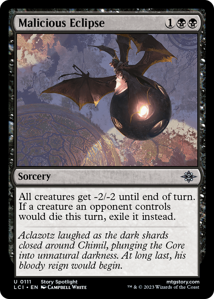 Malicious Eclipse [The Lost Caverns of Ixalan] | Mega City Incorporated