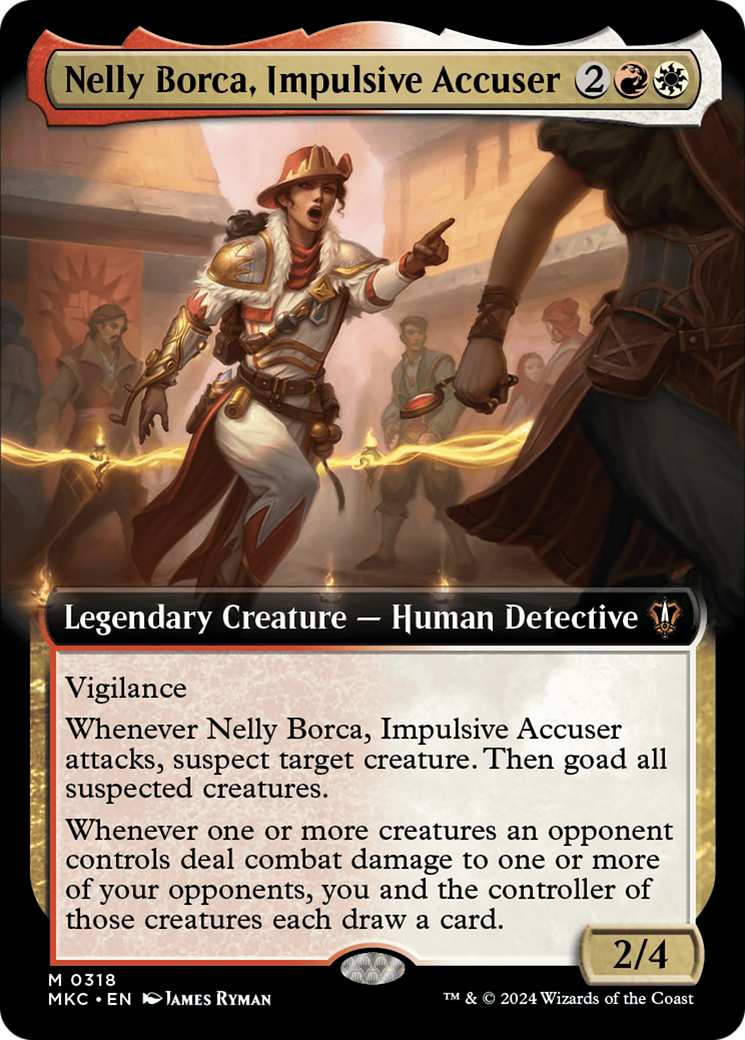 Nelly Borca, Impulsive Accuser (Extended Art) [Murders at Karlov Manor Commander] | Mega City Incorporated