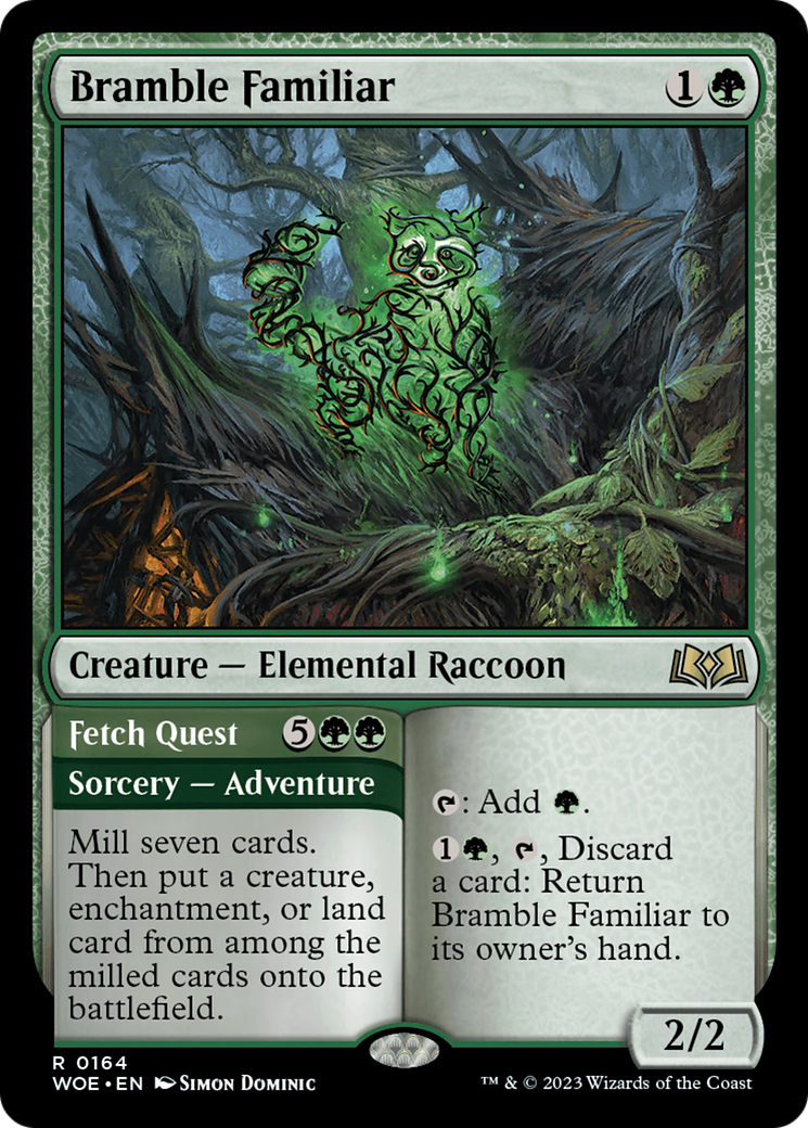 Bramble Familiar // Fetch Quest [Wilds of Eldraine] | Mega City Incorporated