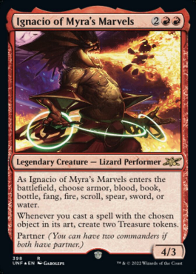 Ignacio of Myra's Marvels (Galaxy Foil) [Unfinity] | Mega City Incorporated