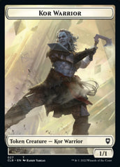 Kor Warrior // Shapeshifter (023) Double-Sided Token [Commander Legends: Battle for Baldur's Gate Tokens] | Mega City Incorporated