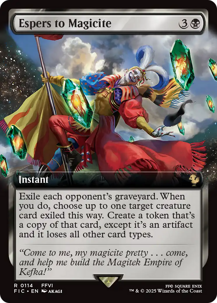 Espers to Magicite (Extended Art) [FINAL FANTASY Commander] | Mega City Incorporated