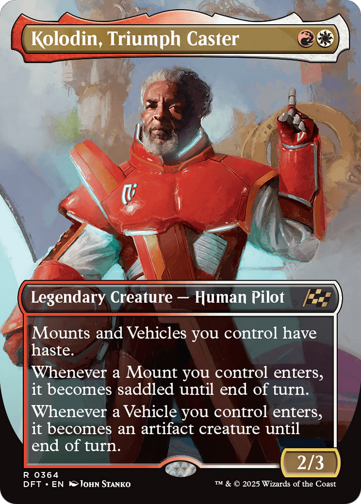 Kolodin, Triumph Caster (Borderless) [Aetherdrift] | Mega City Incorporated