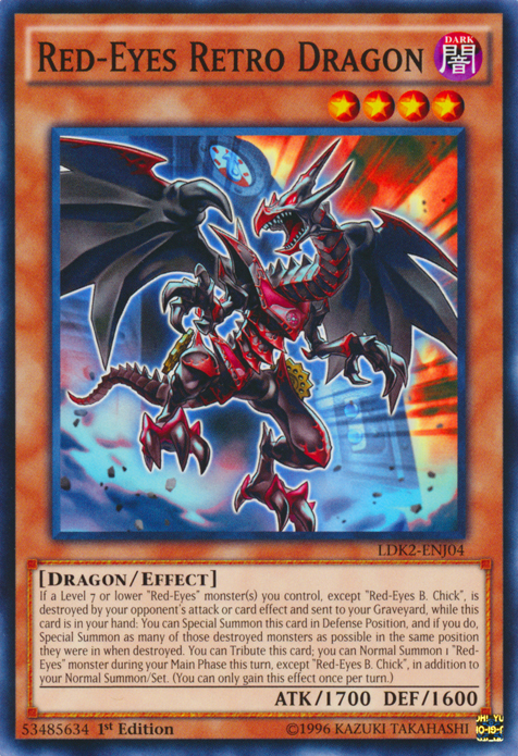 Red-Eyes Retro Dragon [LDK2-ENJ04] Common | Mega City Incorporated