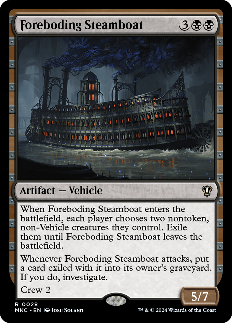 Foreboding Steamboat [Murders at Karlov Manor Commander] | Mega City Incorporated