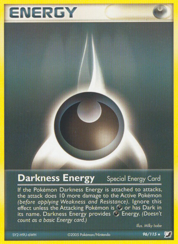 Darkness Energy (96/115) [EX: Unseen Forces] | Mega City Incorporated