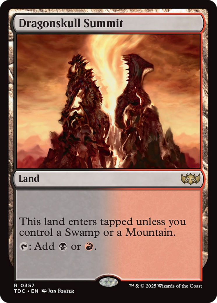 Dragonskull Summit [Tarkir: Dragonstorm Commander] | Mega City Incorporated