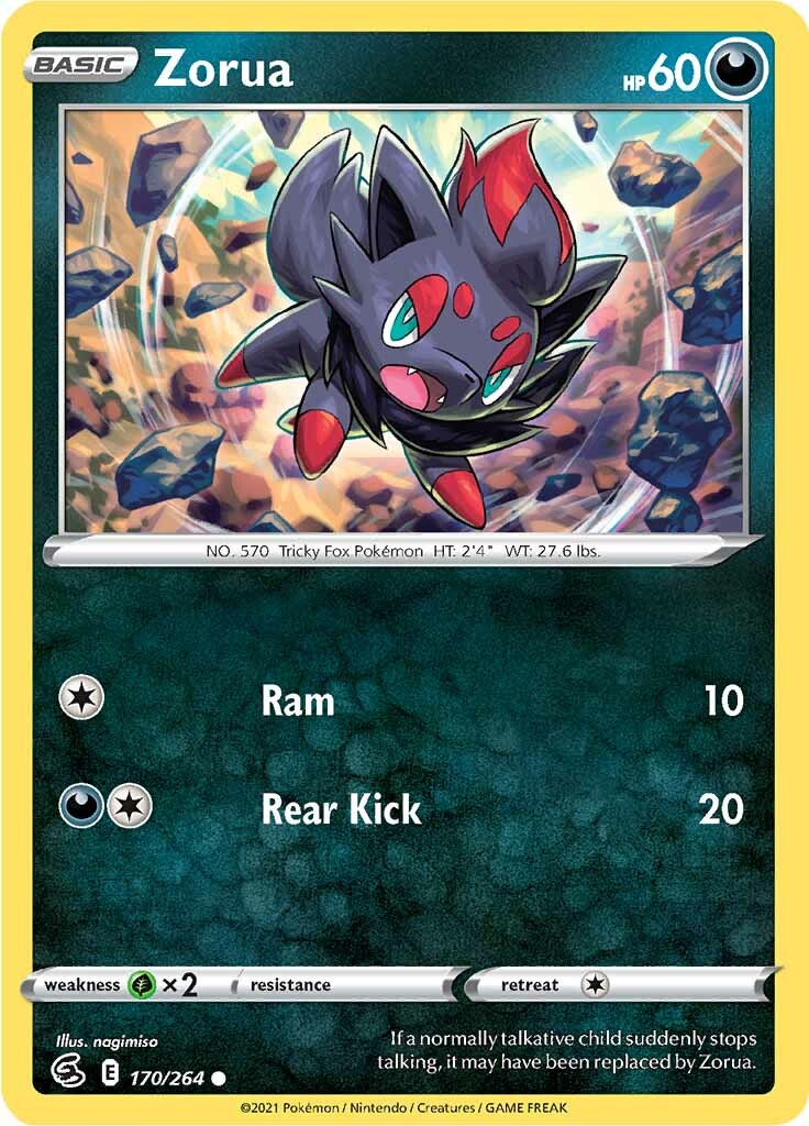 Zorua (170/264) [Sword & Shield: Fusion Strike] | Mega City Incorporated